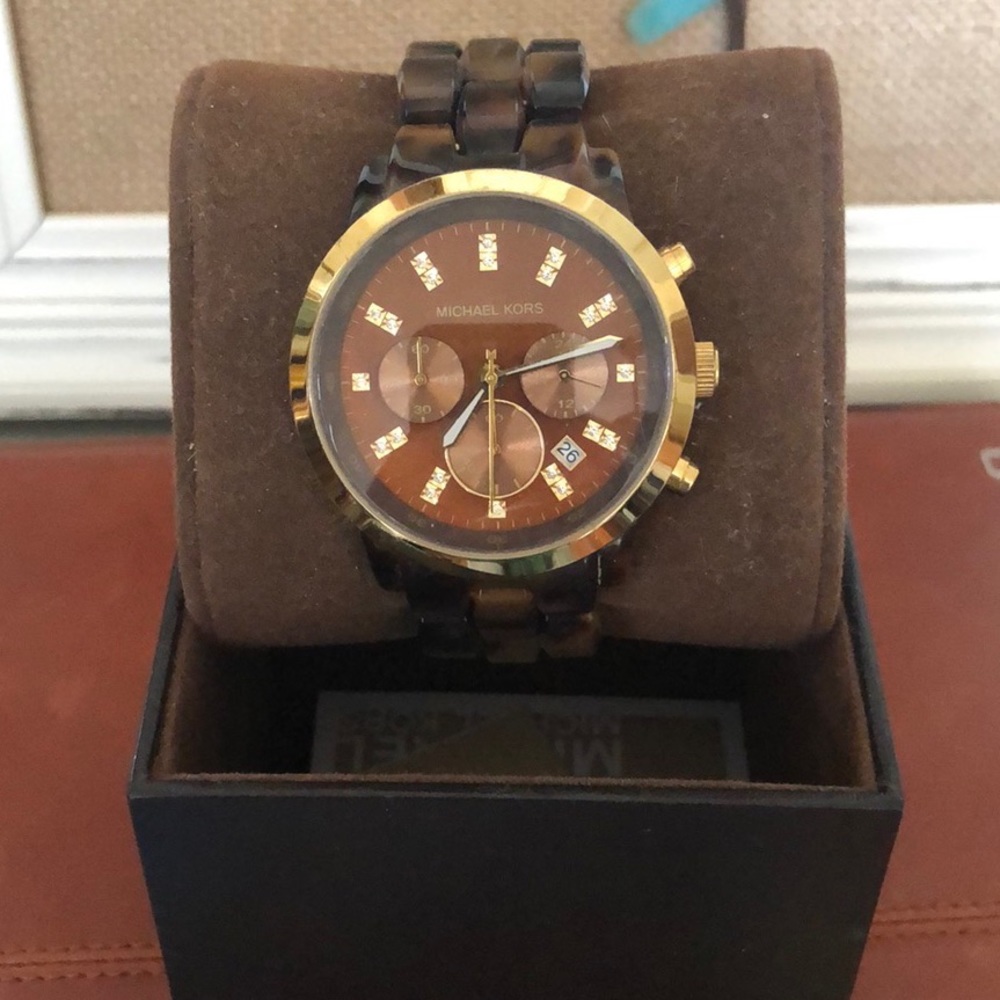 Michael Kors Watch (Tortoise Shell) - image 1